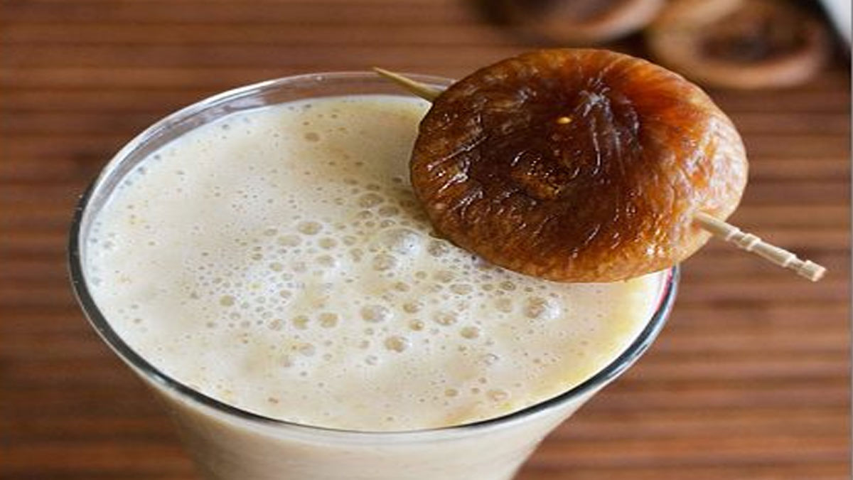 dry figs with milk