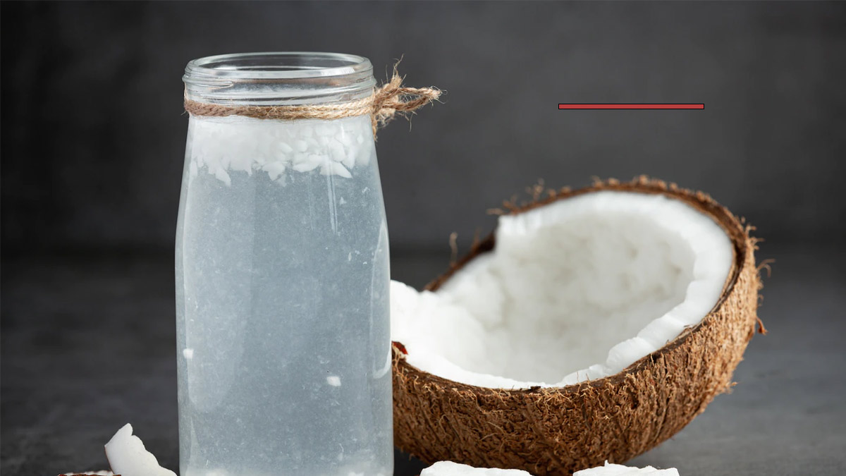 coconut oil put in bathing water