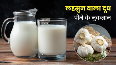 लहसुन वाला दूध पीने के हो सकते हैं कई नुकसान, जानें किसे नहीं पीना चाहिए