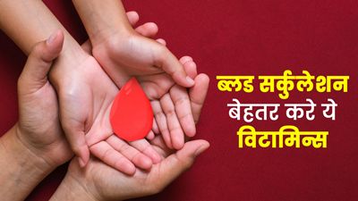 शरीर में ब्लड सर्कुलेशन बढ़ाते हैं ये विटामिन्स, कमी पूरी करने के लिए खाएं ये फूड्स