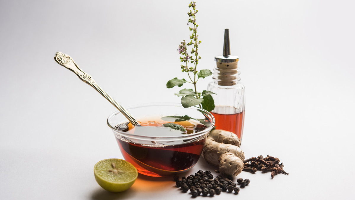 basil tea for winters