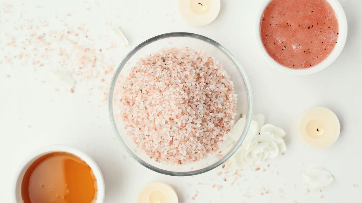 Honey And Strawberry Scrub