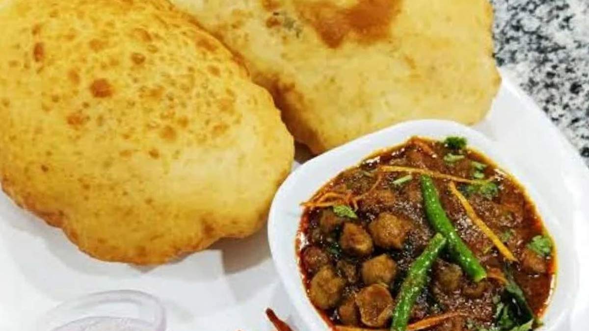 1 plate Calories in Chole bhature