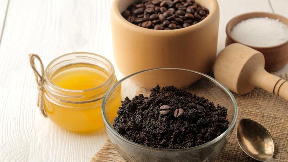 coffee honey scrub 