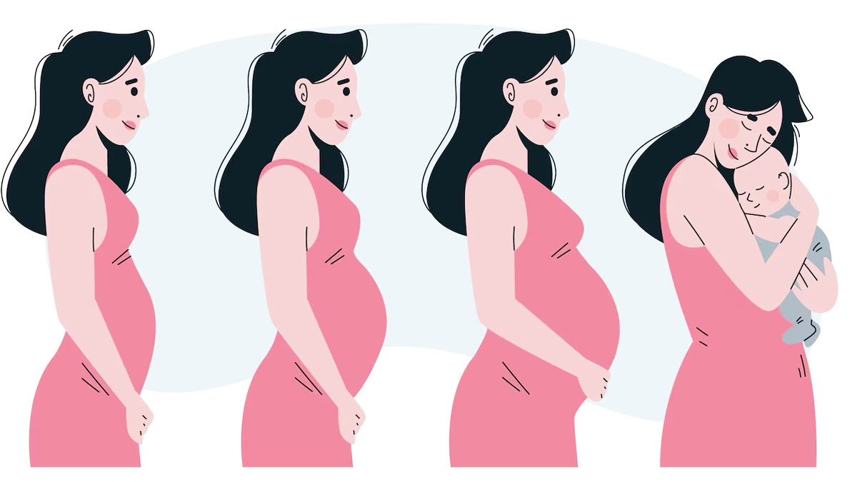 प्रेग्नेंसी में 1 से 9 महीने के बीच कब कौन से लक्षण नजर आते हैं? जानें