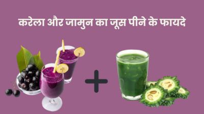 करेले और जामुन का जूस मिक्स पीना है फायदेमंद, डायबिटीज समेत कई गंभीर परेशानियों में मिलेगा फायदा