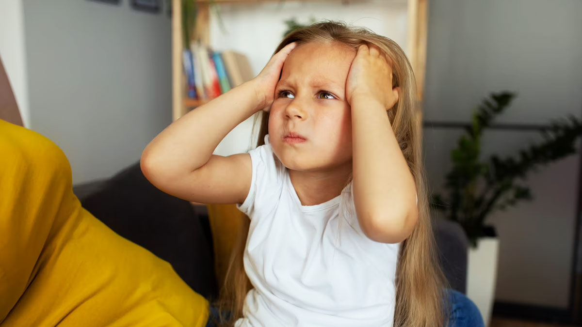 kids headache in hindi 