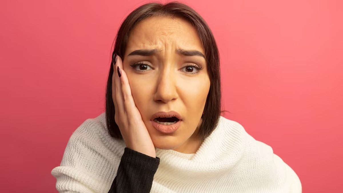 face swelling in hindi