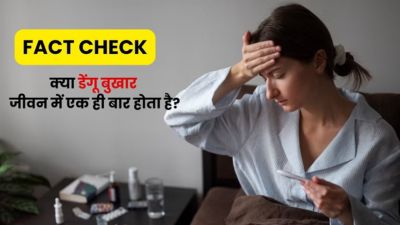 Fact Check: क्या डेंगू जीवन में सिर्फ एक बार होता है? डॉक्टर से जानें सच्चाई