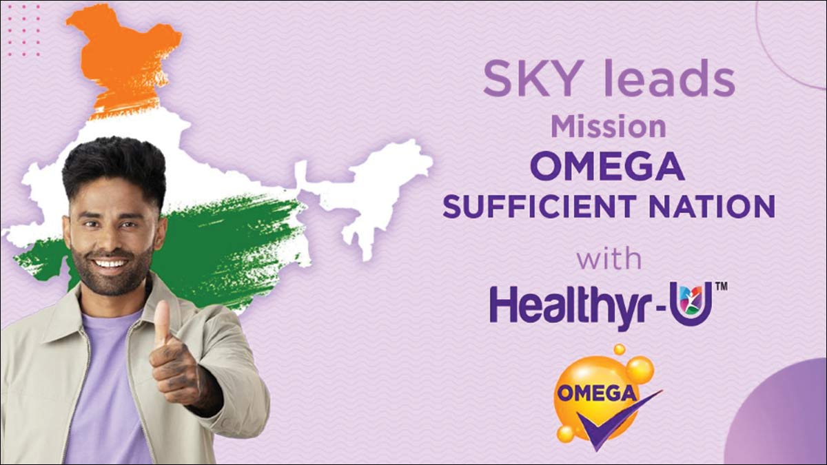 Suryakumar Yadav Leads Mission 'Omega Sufficient Nation' with Healthyr-U, an Initiative by Zuventus Healthcare