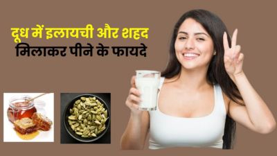 दूध में इलायची और शहद मिलाकर पीने से शरीर को मिलते हैं ये 5 फायदे, जानें तरीका