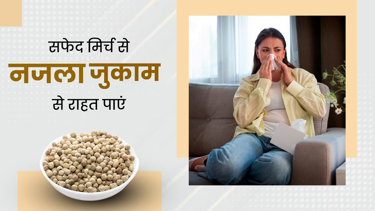 White Pepper for Nasal Cold: नजला-जुकाम से राहत में कारगर मानी जाती है सफेद मिर्च (दखनी मिर्च)