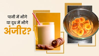 Soaked Anjeer Benefits: पानी में भीगे अंजीर या दूध में भीगे अंजीर, क्या है ज्यादा फायदेमंद? एक्सपर्ट से जानें