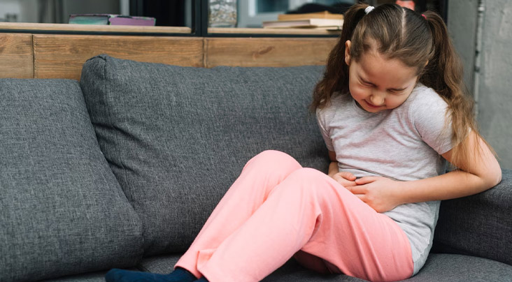 stomach gas in kid