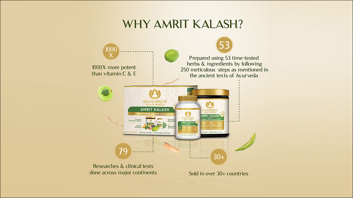 Maharishi Amrit Kalash Benefits