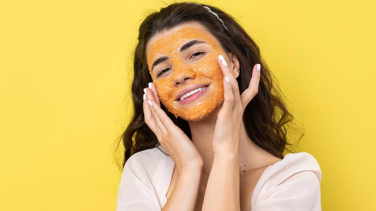 orange face pack