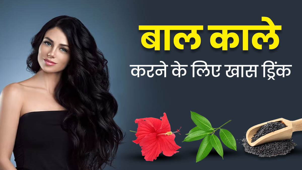 सफेद बाल काले करने के लिए पिएं गुड़हल, करी पत्ता और काले तिल से बनी ये खास ड्रिंक, जानें रेसिपी और फायदे