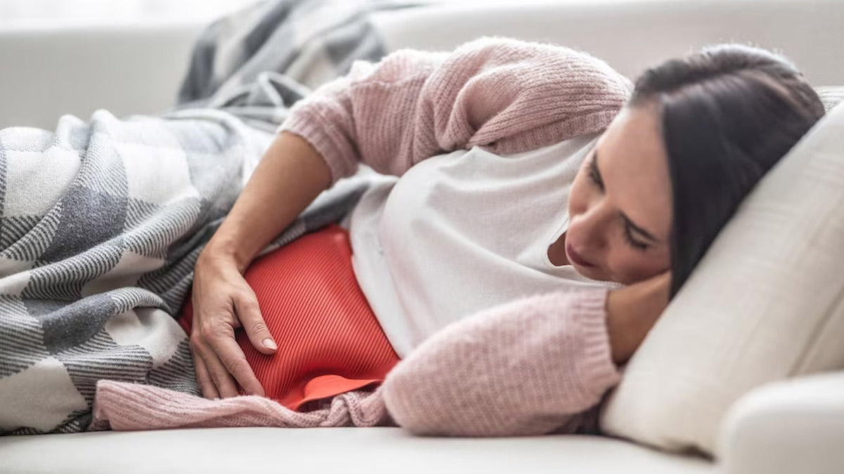 how to use hot water bag for periods cramps
