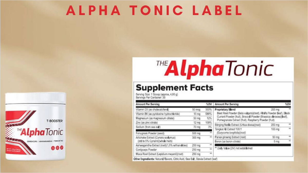Use Alpha Tonic