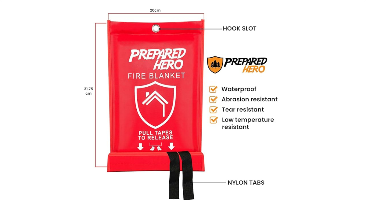 Prepared Hero Fire Blanket