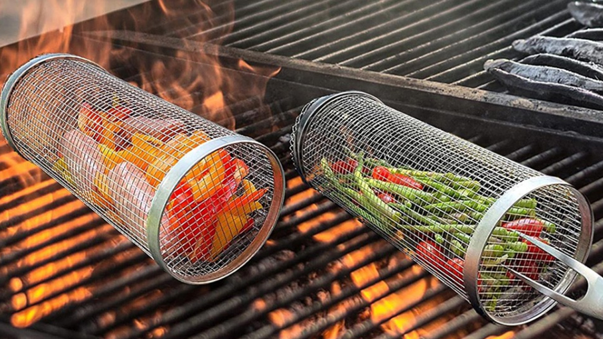 Rolling Grill Basket Review with Video 