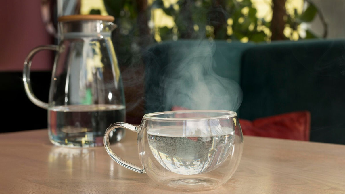 hot water