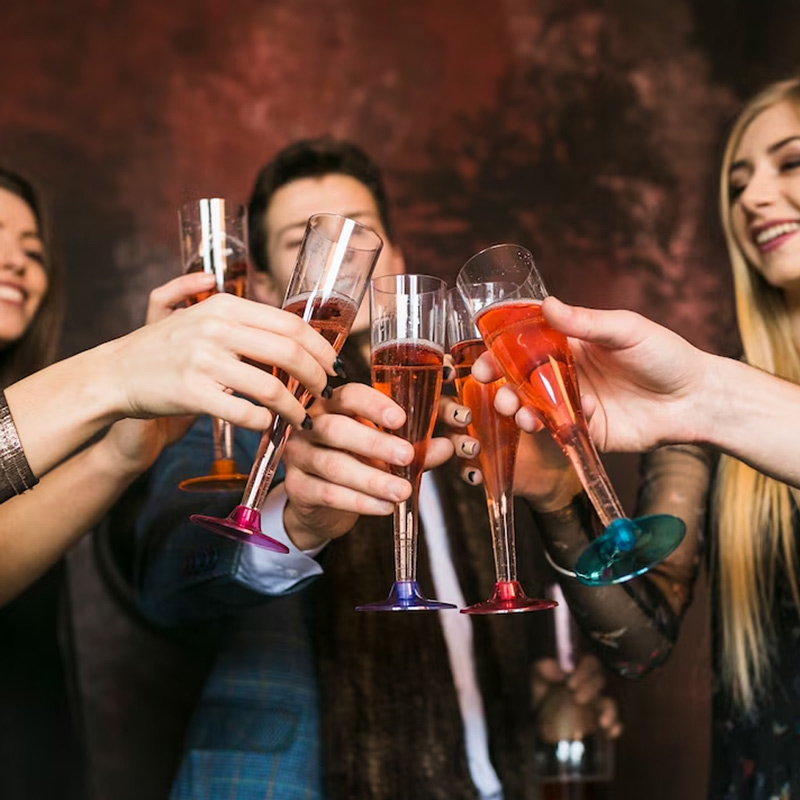 Non-alcoholic champagne