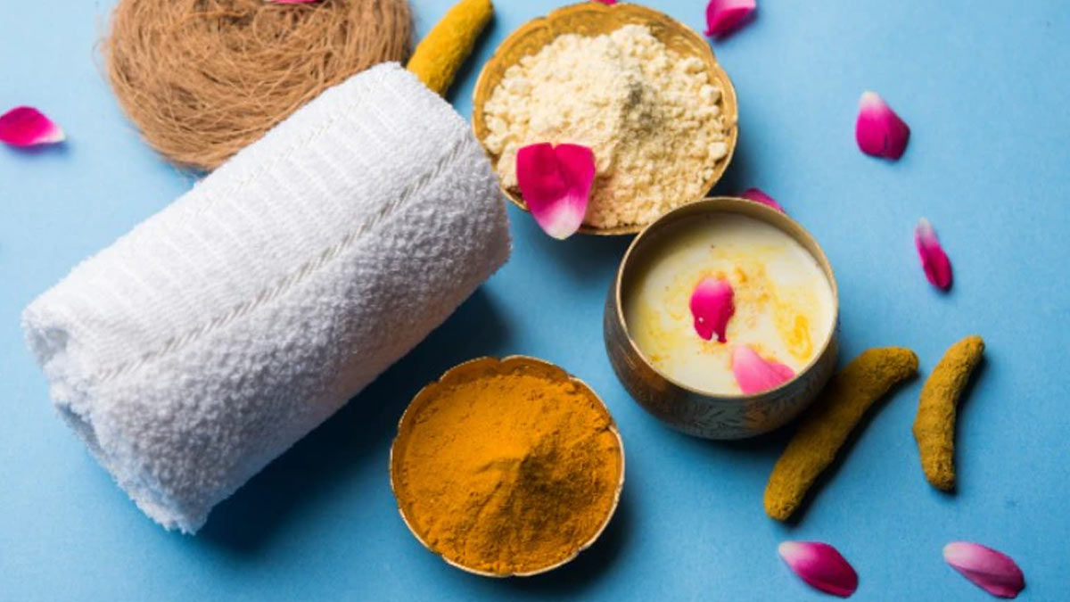 besan and haldi face pack for dark spots