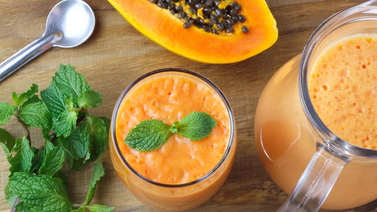 Benefits of papaya smoothie in hindi