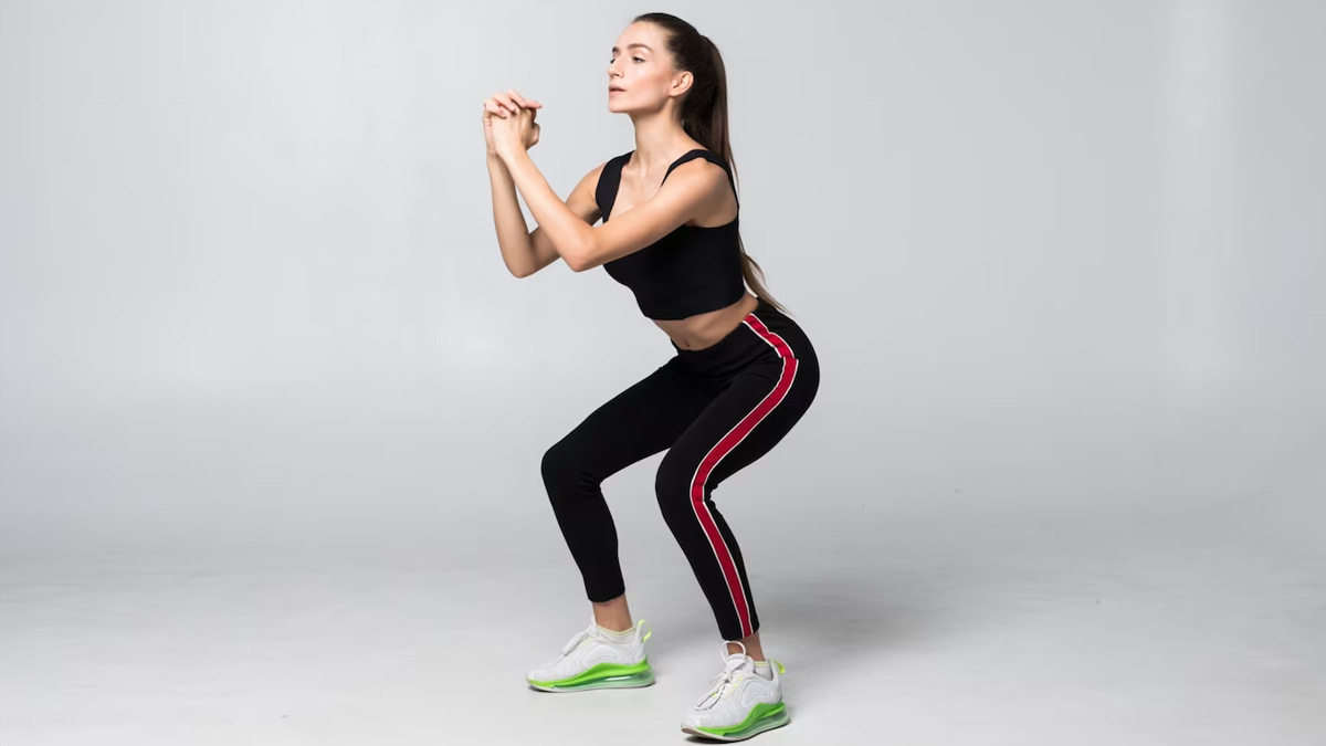 squats exercise for thigh fat