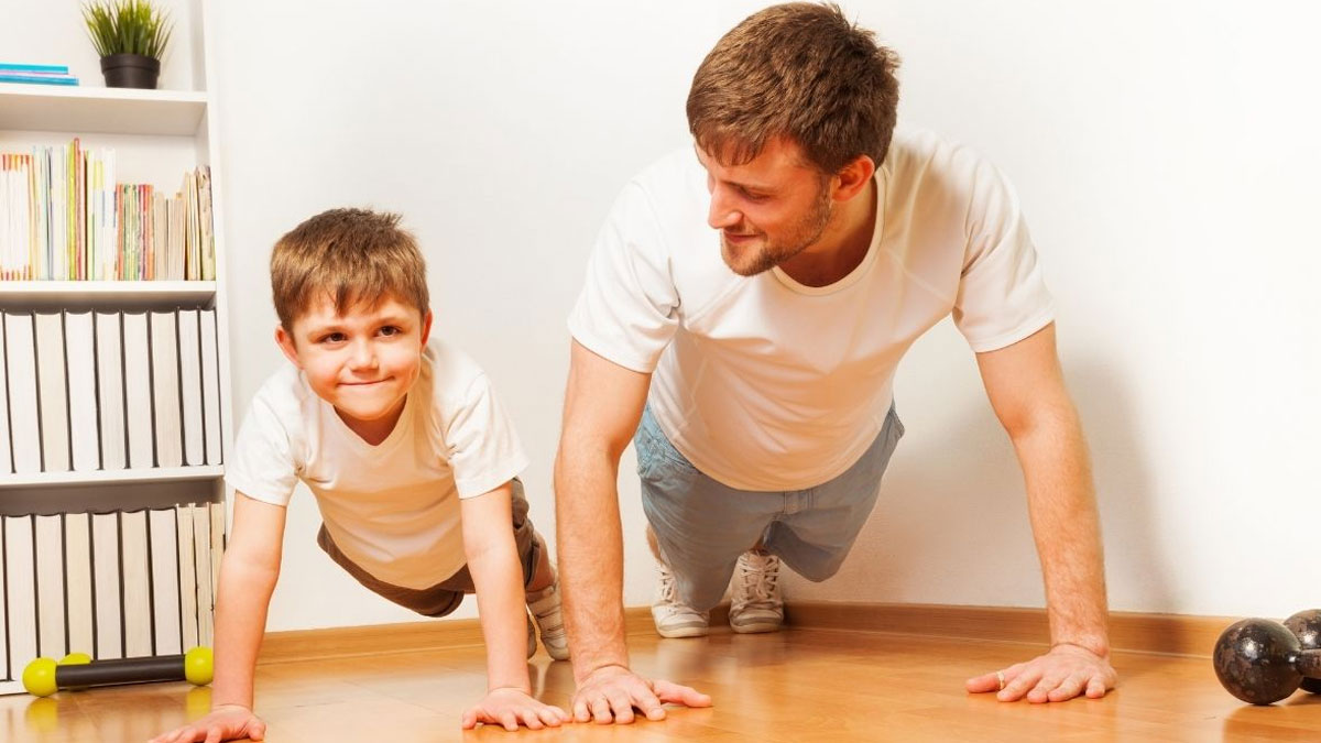 exercise in kid 