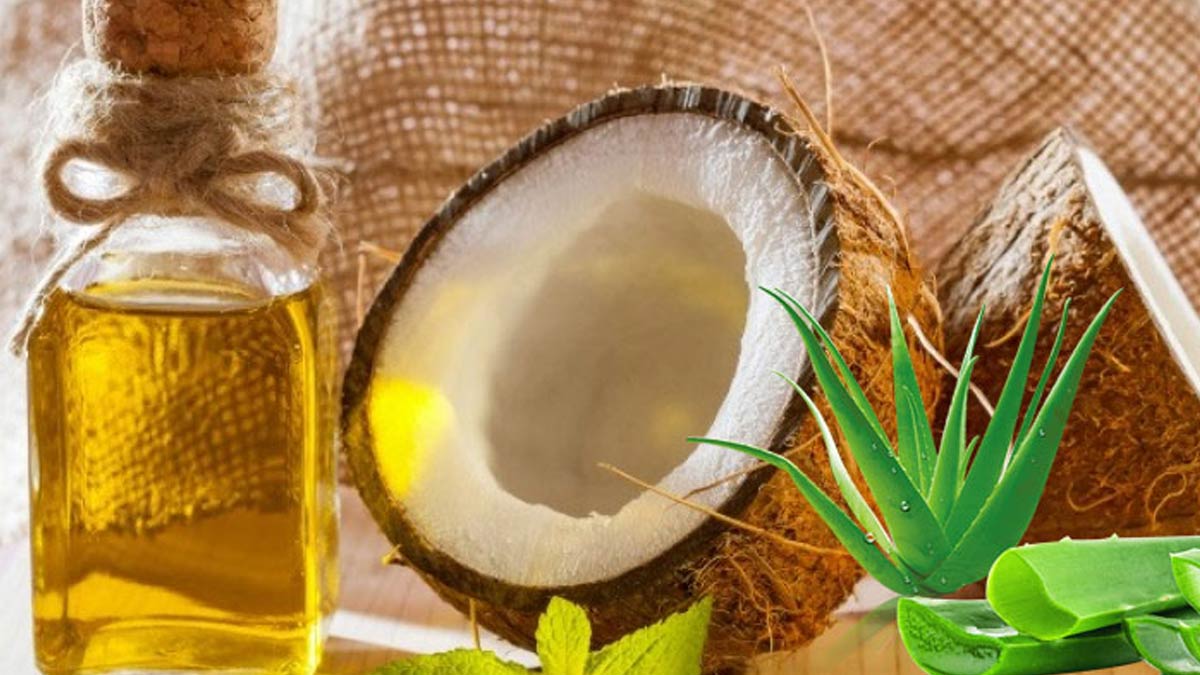 aloe vera and coconut oil for cracked heels