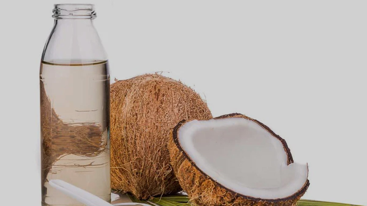coconut oil for belly button massage 
