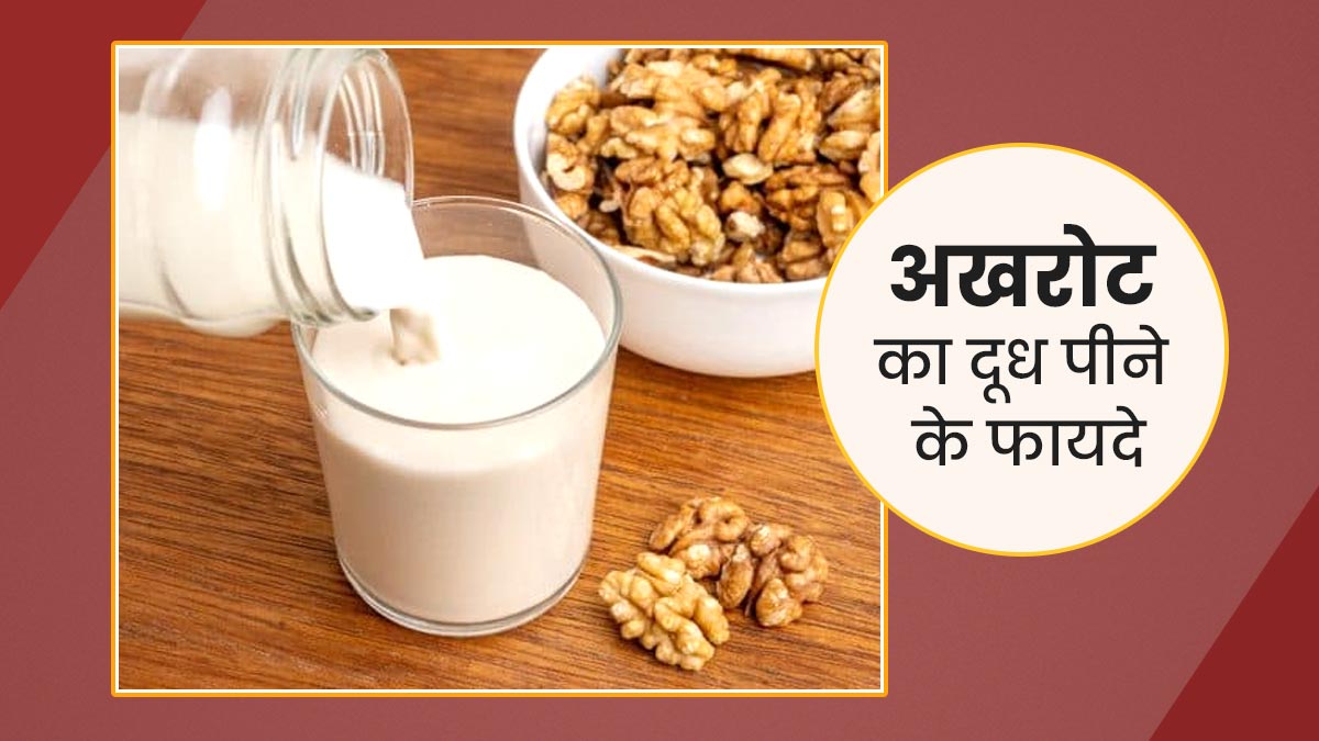 Walnut Milk Benefits: अखरोट का दूध पीने से मिलेंगे ये 5 जबरदस्त फायदे, जानें बनाने का तरीका