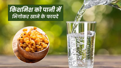 रातभर पानी में भिगोकर रखें किशमिश, रोज सुबह खाने से शरीर को मिलते हैं ये 6 फायदे