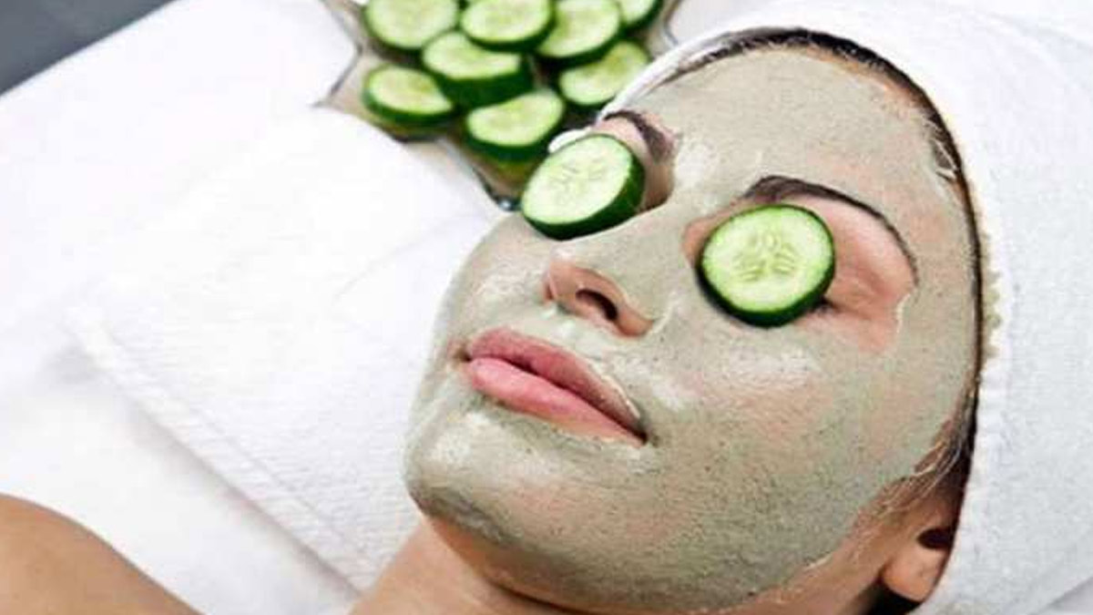 cucumber slices for glowing skin