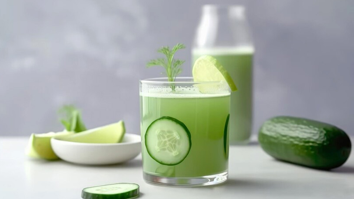 Cucumber detox drink