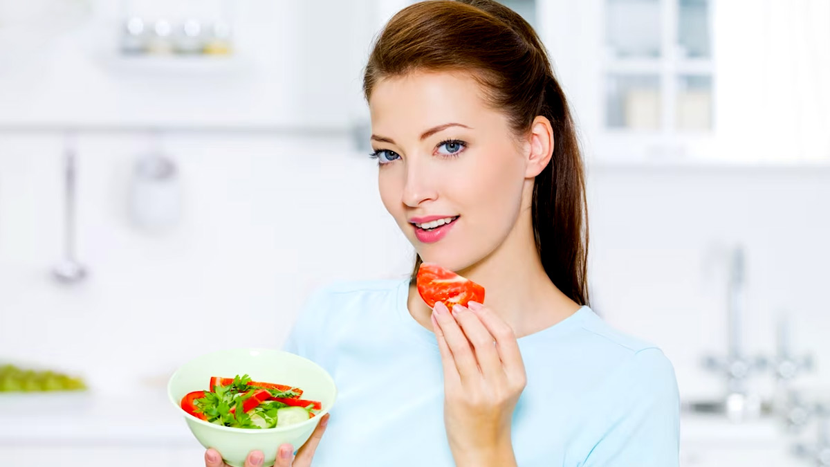 can we eat salad after morning walk