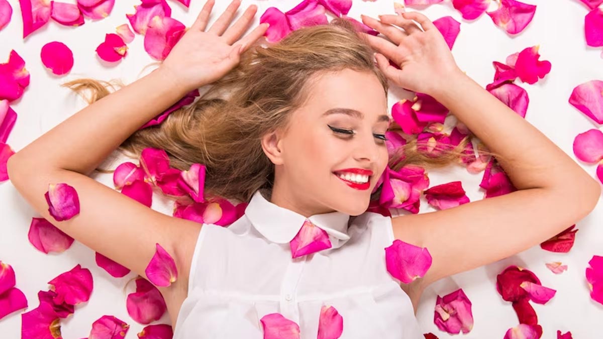 rose for hair