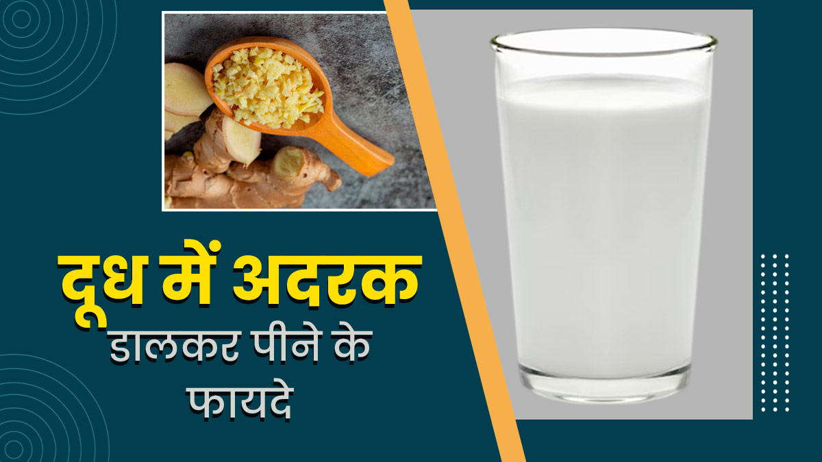 दूध में अदरक डालकर पीने से सेहत को मिलते हैं ये 5 जबरदस्त फायदे