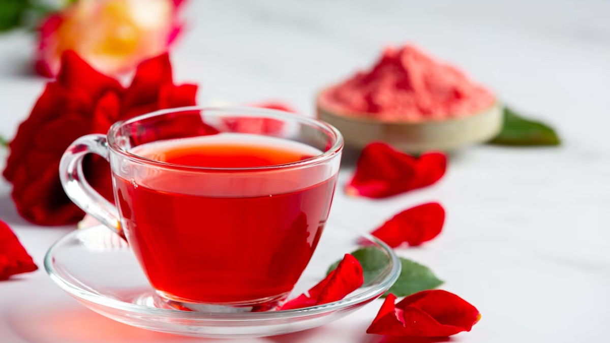 rose tea
