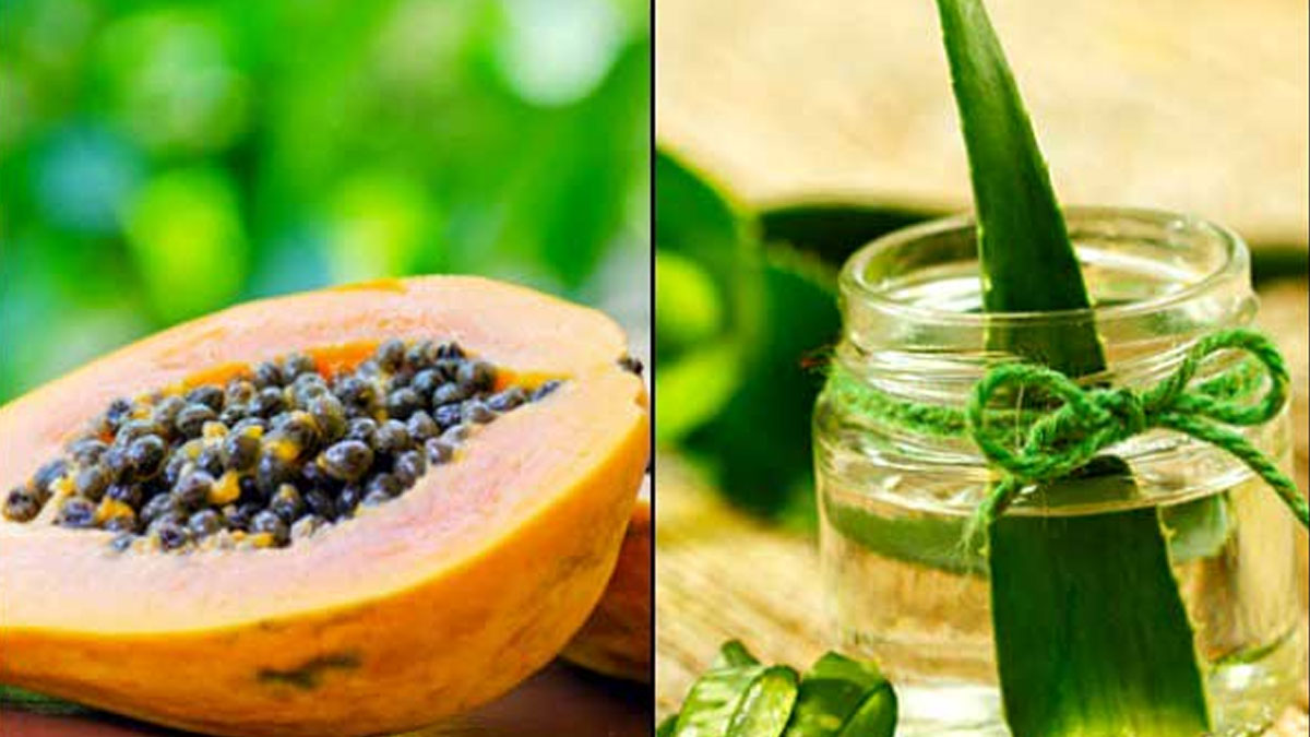 papaya and aloevera