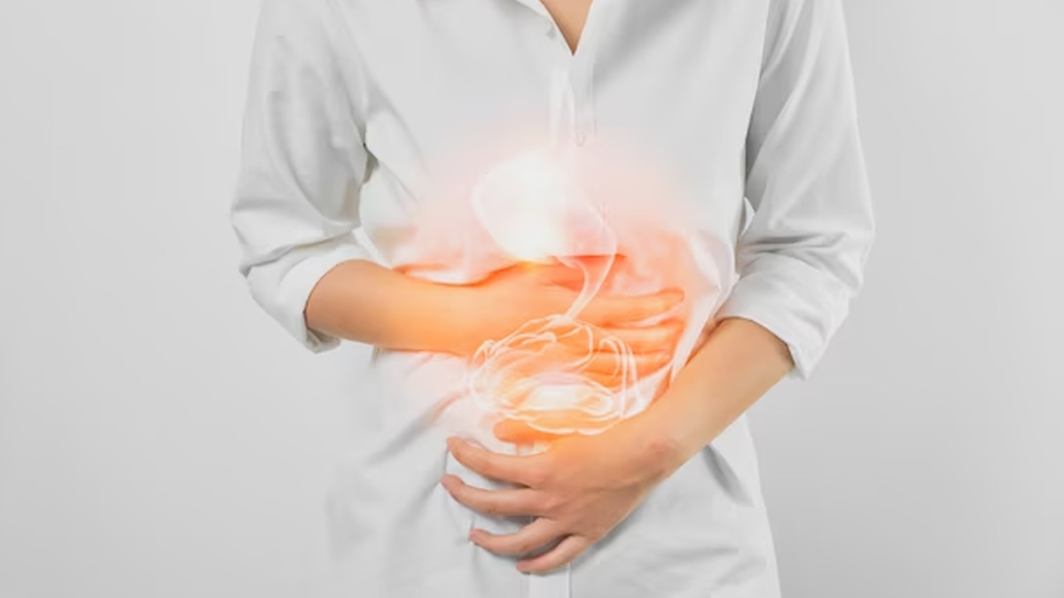 gas after delivery in hindi