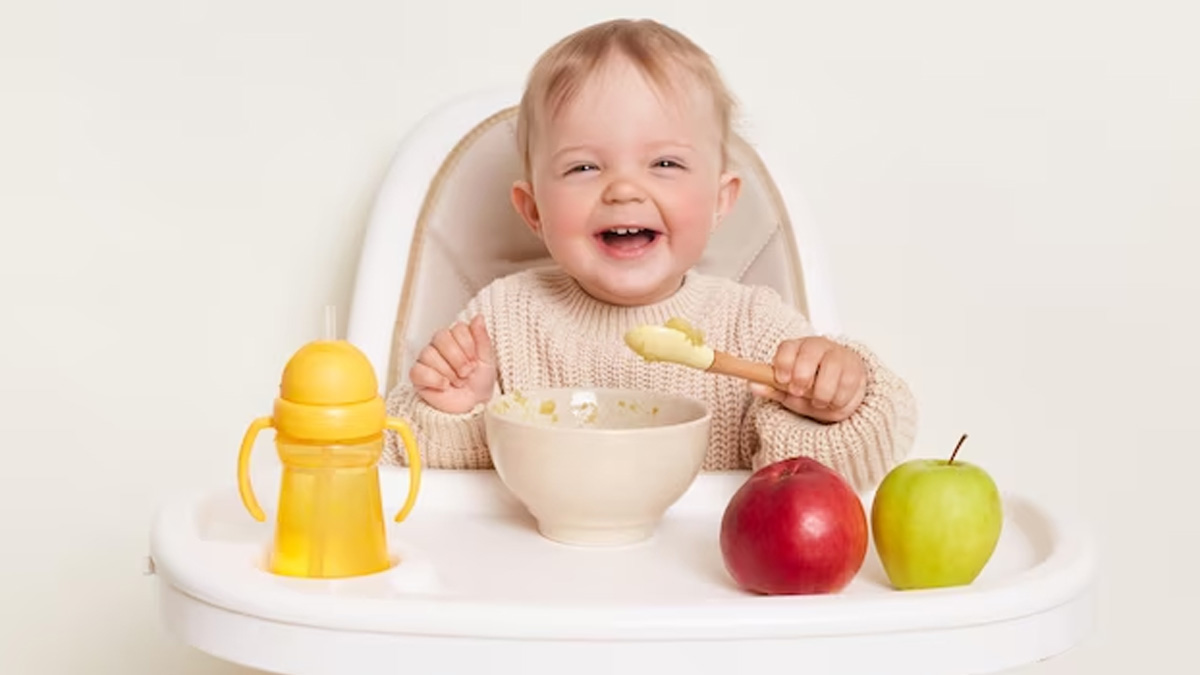 when to give solid to baby