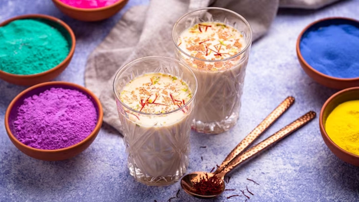 Healthy Thandai Recipe for Holi in Hindi 
