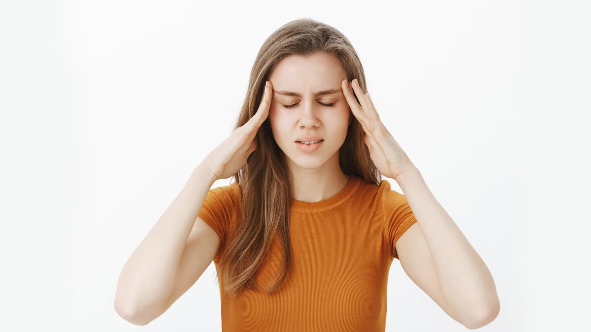 hormonal headache in hindi 