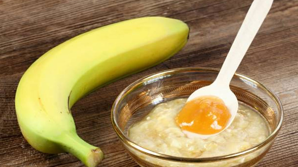banana with honey face mask