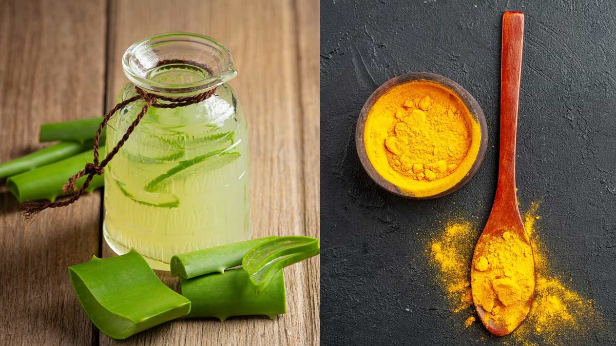चेहरे पर इस तरह लगाएं हल्‍दी और एलोवेरा, म‍िलेंगे कई फायदे benefits