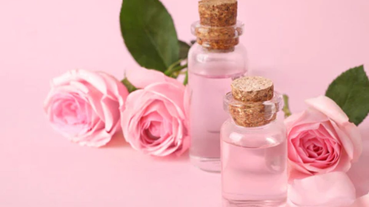 rose water for hair