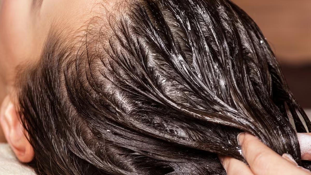 hair wash with curd